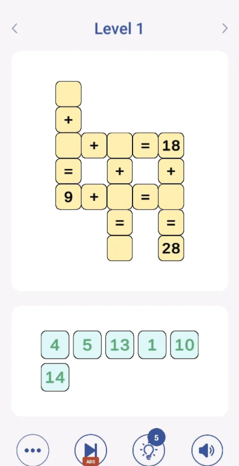 Math Cross Puzzle screenshot 9