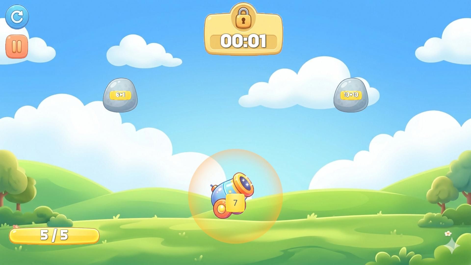 Math Shot Puzzle Game Unity screenshot 2