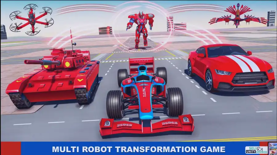 Mech Robot Games - Multi Robot SellUnitySourceCode source code