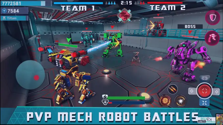 Mech Robot Games - Multi Robot SellUnitySourceCode screenshot 5
