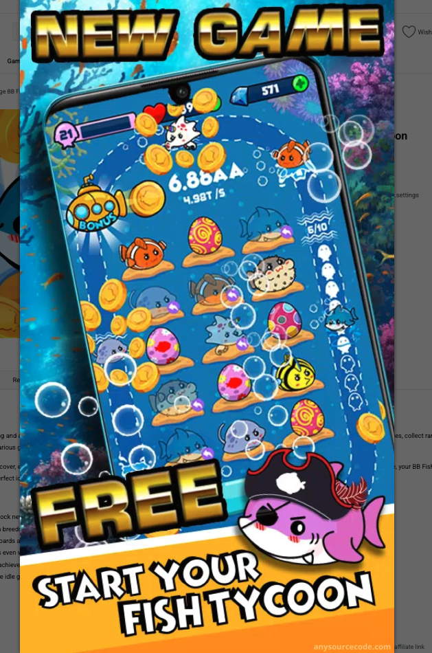 Merge BB Fish Clicker | Idle Pet Tycoon screenshot 6