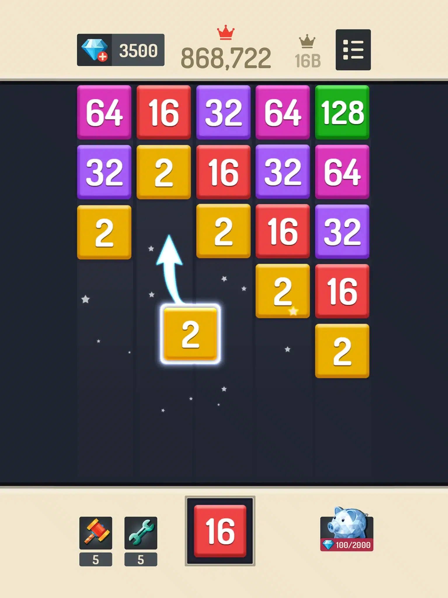 Merge Block – 2048 Puzzle Unity Project screenshot 6
