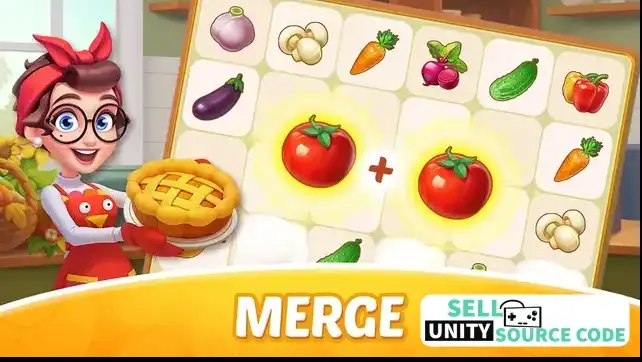 Merge Cooking SellUnitySourceCode screenshot 2