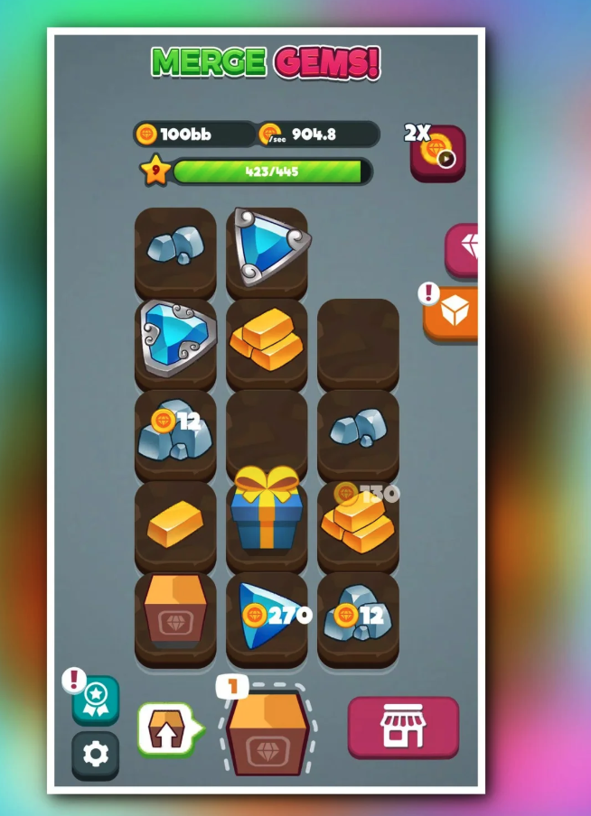Merge Gems! screenshot 3