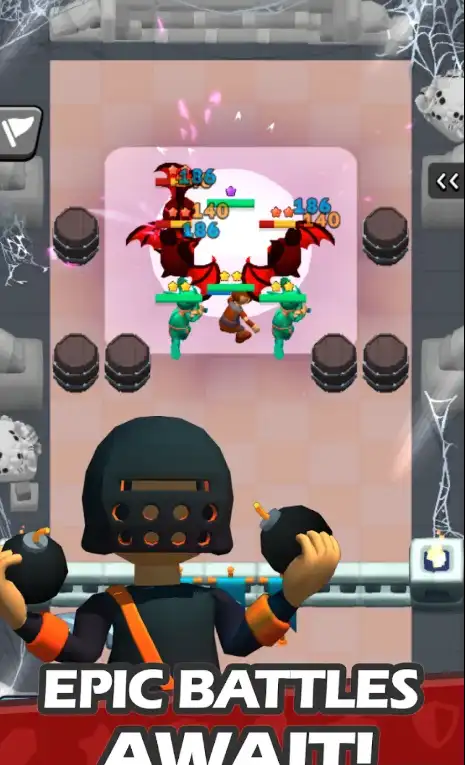 Merge Heroes: God's Castle SellUnitySourceCode screenshot 3