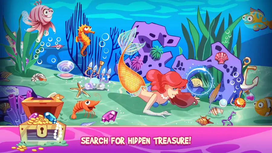 Mermaid Princess Underwater Games SellUnitySourceCode screenshot 4