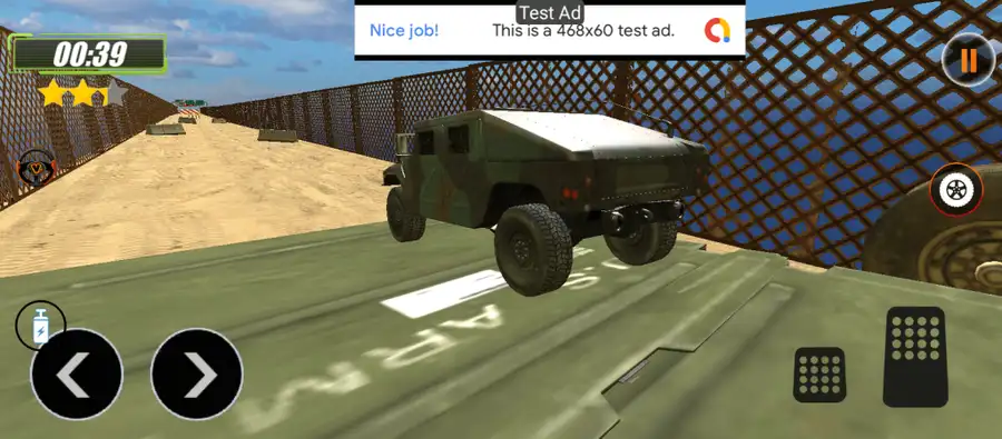 Military Vehicle Stunt 2022 SellUnitySourceCode screenshot 4