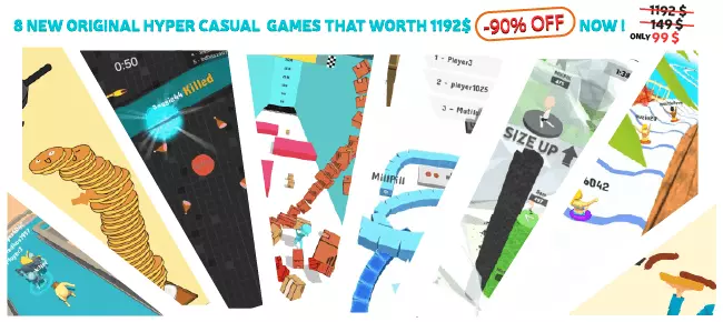 MillPill Hyper Casual Games Bundle Offer: SellUnitySourceCode source code