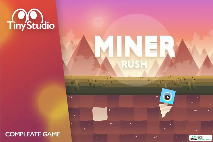 Miner Rush. SellUnitySourceCode source code