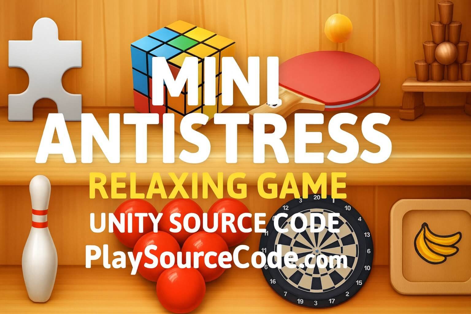 Mini Antistress Relaxing Game Unity Code source code