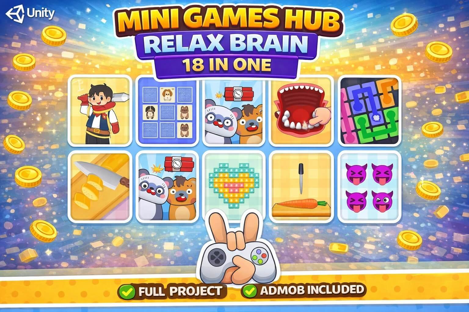 Mini Games Hub: Relax Brain 18 In One screenshot 6