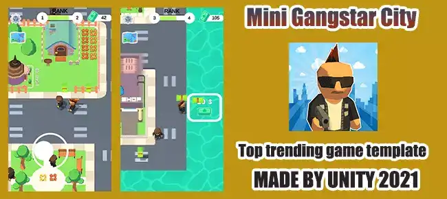 Mini Gangstar City SellUnitySourceCode source code