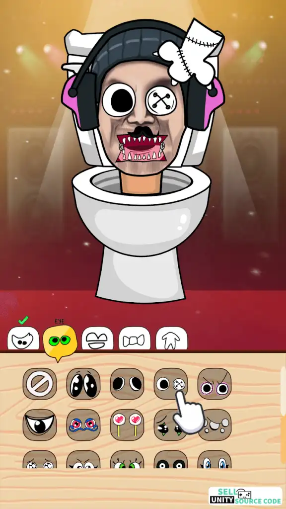 Mix Toilet Monster Makeover SellUnitySourceCode screenshot 5