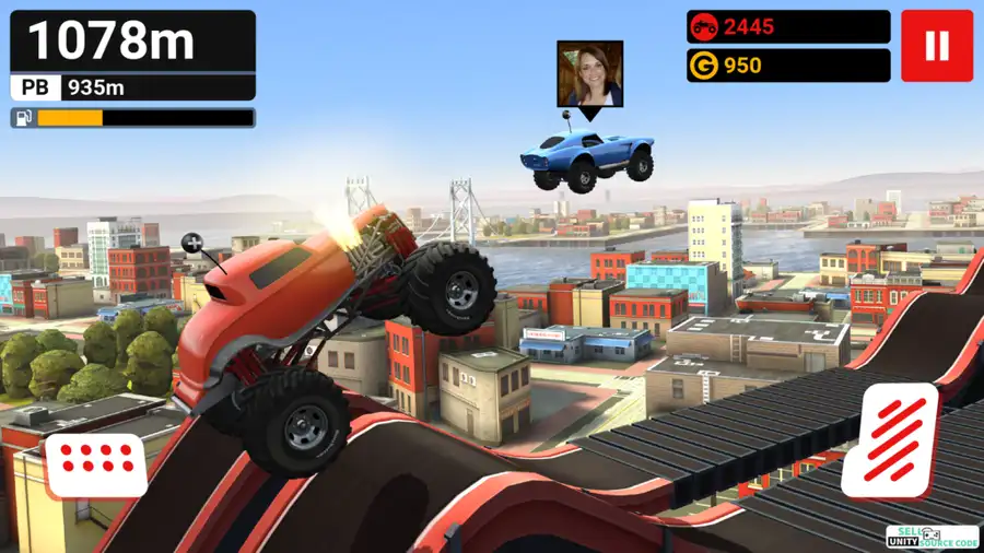 MMX Hill Dash High Quality Unity 2024 SellUnitySourceCode screenshot 3
