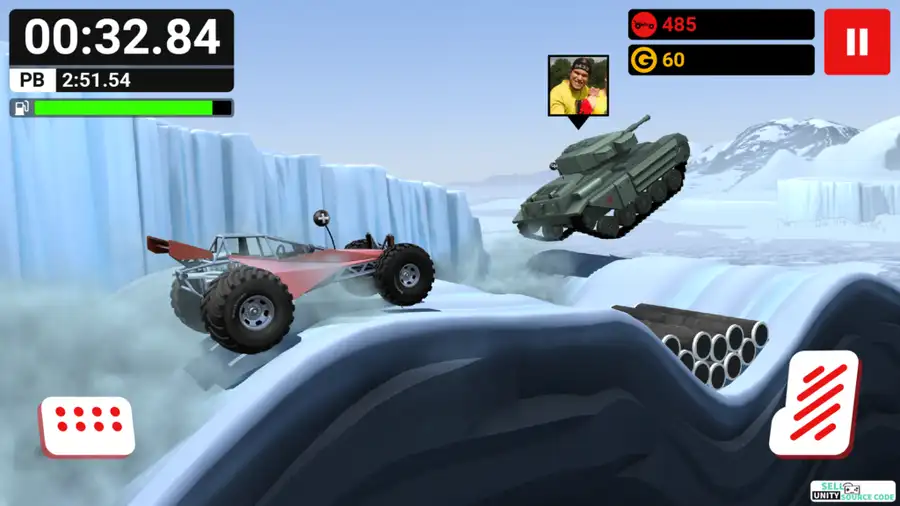 MMX Hill Dash High Quality Unity 2024 SellUnitySourceCode screenshot 4