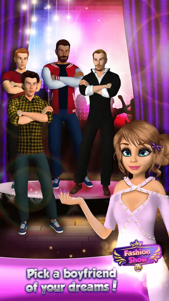 Model Dress up 3D – Fashion Show Game SellUnitySourceCode screenshot 5