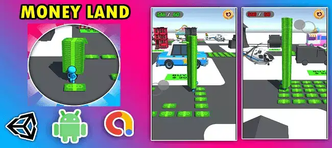 Money Land 3D Game SellUnitySourceCode source code