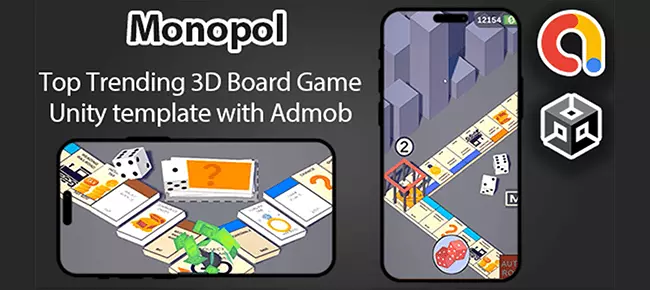 🎲 Monopol – Complete 3D Board Game Template (SellUnitySourceCode) screenshot 2
