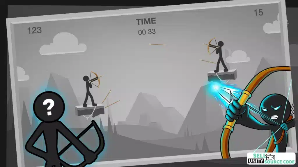 Mr bow Stickman Archor SellUnitySourceCode  screenshot 3