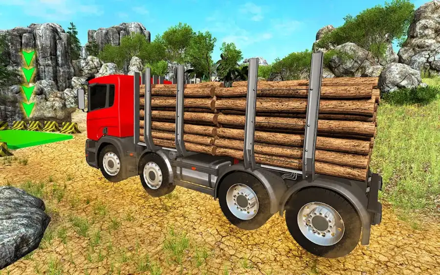 Mud Truck Driver : Real Truck Simulator cargo 2019 screenshot 4