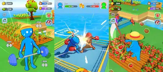 Muscle Land: Farm Hero Clicker SellUnitySourceCode source code