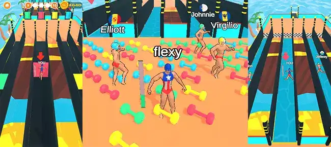Muscle Run.IO – top trending game!! SellUnitySourceCode screenshot 2