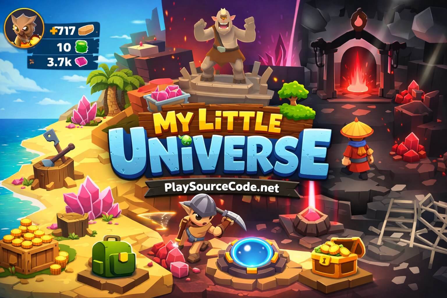 My Little Universe Unity Source Code – Premium 3D Adventure & World Building Template source code