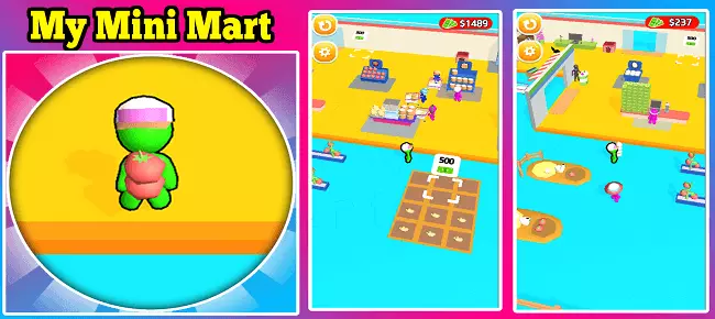 My Mini Mart 3D IDLE Game Sell Unity Source Code source code