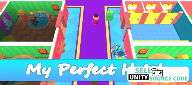 My Perfect Hotel Idle SellUnitySourceCode screenshot 2