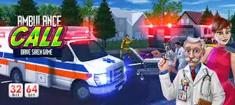 New Ambulance Call Drive – Emergency Siren Rescue Game – SellUnitySourceCode.com source code