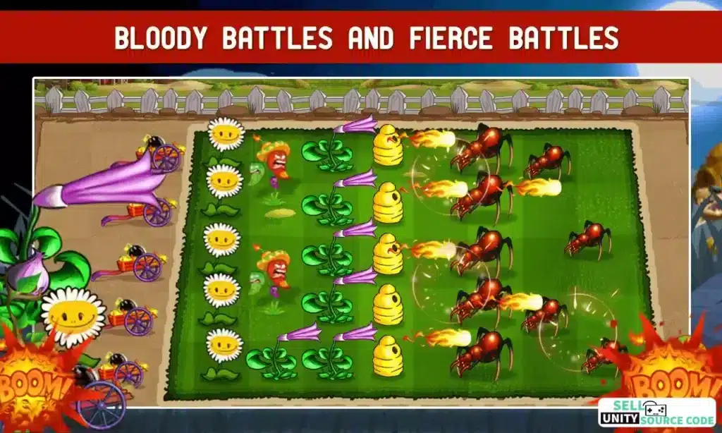 New Angry Plants Flower – Battle Garden Strategy Game – SellUnitySourceCode.com source code