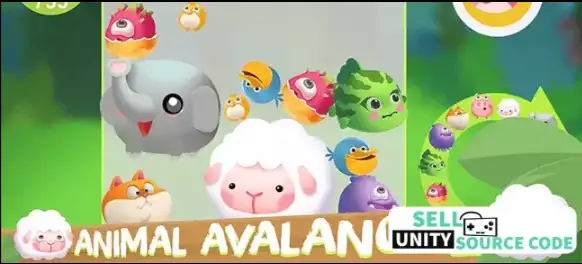 New Animal Avalanche – Merge Puzzle Unity Game – SellUnitySourceCode.com screenshot 4