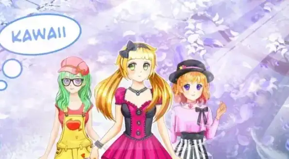 New Anime Kawaii Dress Up – Cute Fashion Girl Game – SellUnitySourceCode.com source code