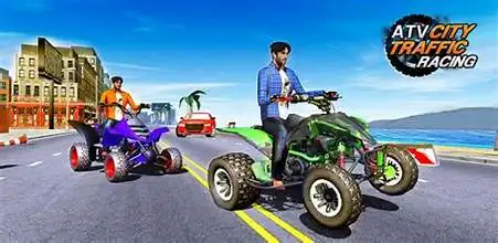 New ATV City Traffic Racing 3D – Unity Driving Game – 2025 Complete Unity Projects – SellUnitySourceCode.com source code