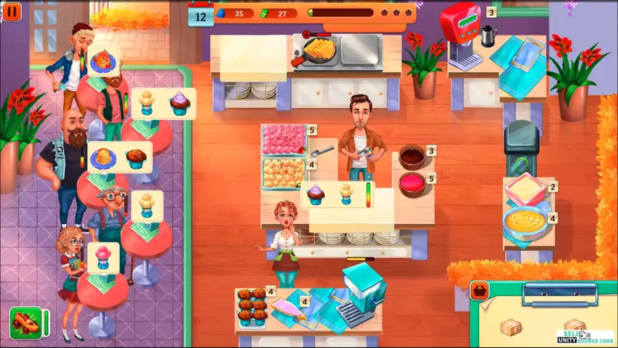  New Baking Bustle: Cooking Game – 2025 Complete Unity Projects - SellUnitySourceCode.com source code