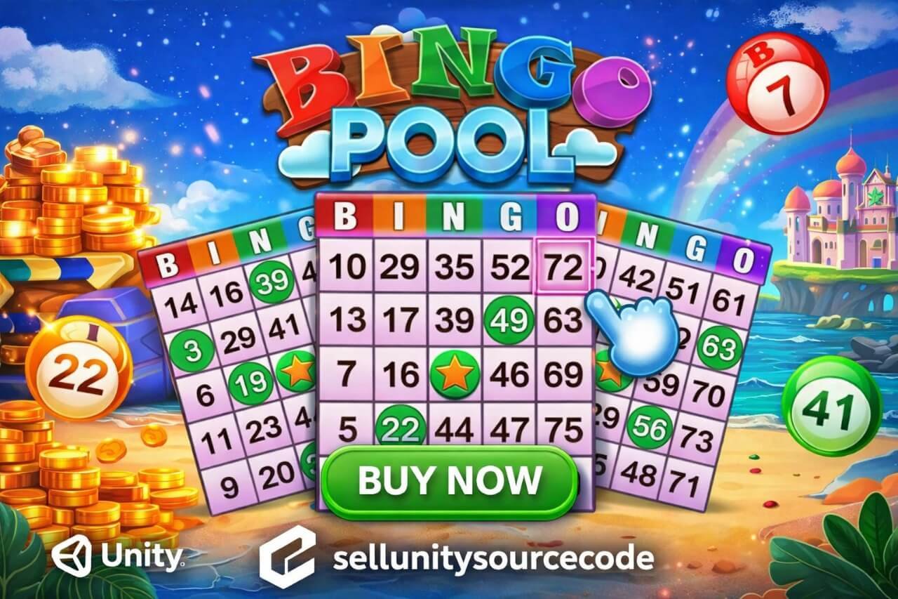 New Bingo Pool Classic Bingo Games – Unity Source Code SellUnitySourceCode.com source code