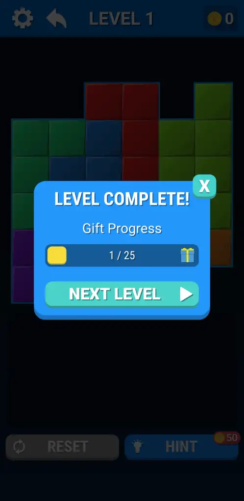 New. Block Escape – Sliding Puzzle Logic Game SellUnitySourceCode.com screenshot 2