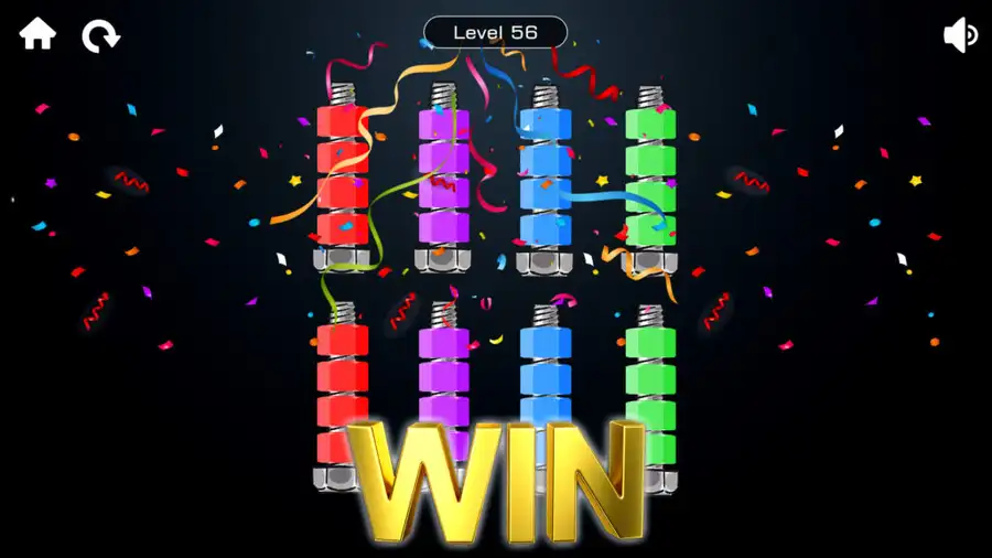 New Bolts And Nuts Screw Sort Puzzle Sellunitysourcecode screenshot 4