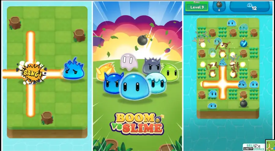 New Boom VS Slime – Explosive Action Arcade SellUnitySourceCode.com source code