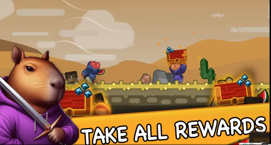New Capybara! Treasure World Rush – SellUnitySourceCode.com screenshot 3
