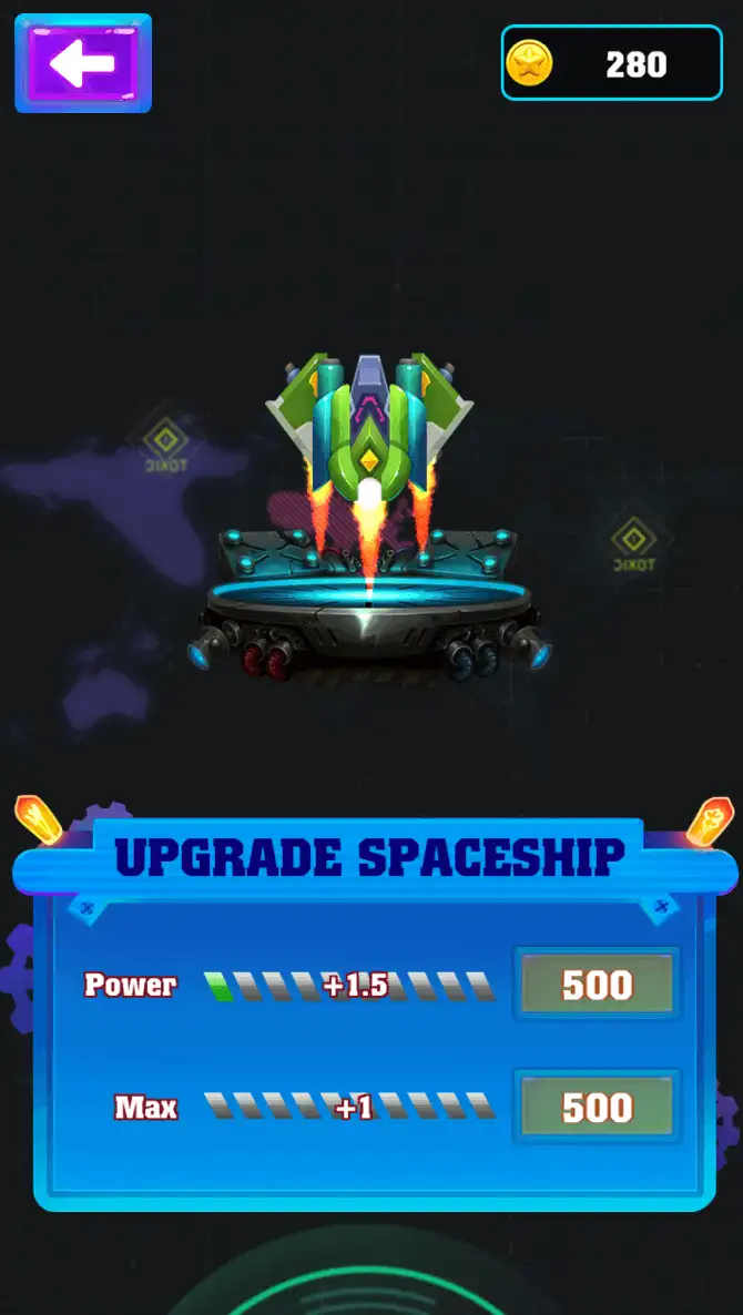 New Galaxy Attack Shooter – Alien Invasion Battle – SellUnitySourceCode.com screenshot 2