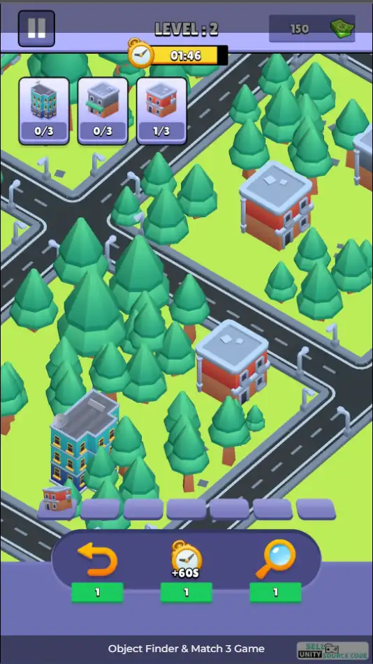 Object Finder & Match 3 SellUnitySourceCode screenshot 4