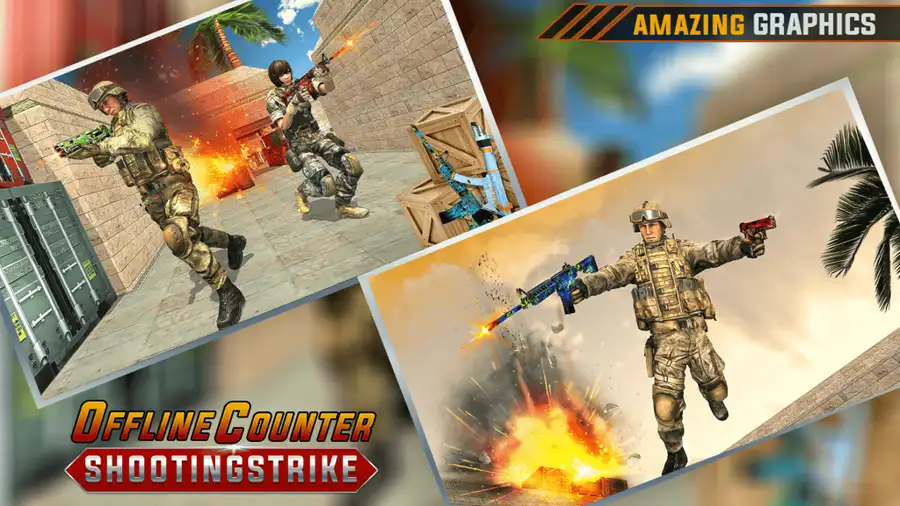 Offline Counter Shooting Strike SellUnitySourceCode screenshot 3