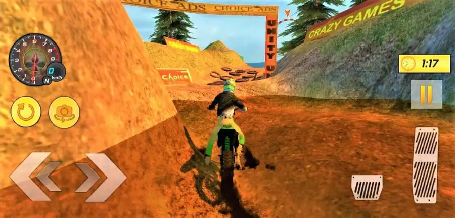 Offroad Moto Bike Hill Rider Racing 64 Bit SellUnitySourceCode screenshot 4