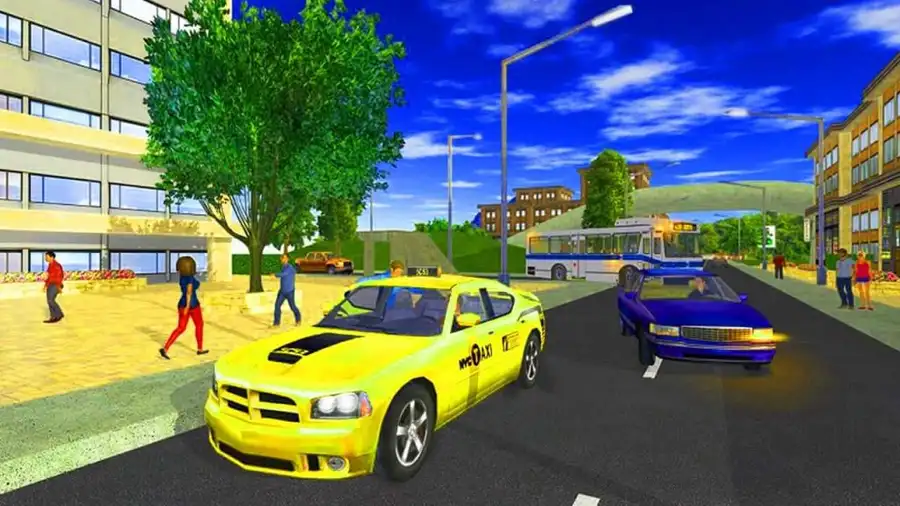 Offroad Taxi Driving : City Taxi Sim SellUnitySourceCode screenshot 2
