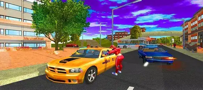 Offroad Taxi Driving : City Taxi Sim SellUnitySourceCode screenshot 5
