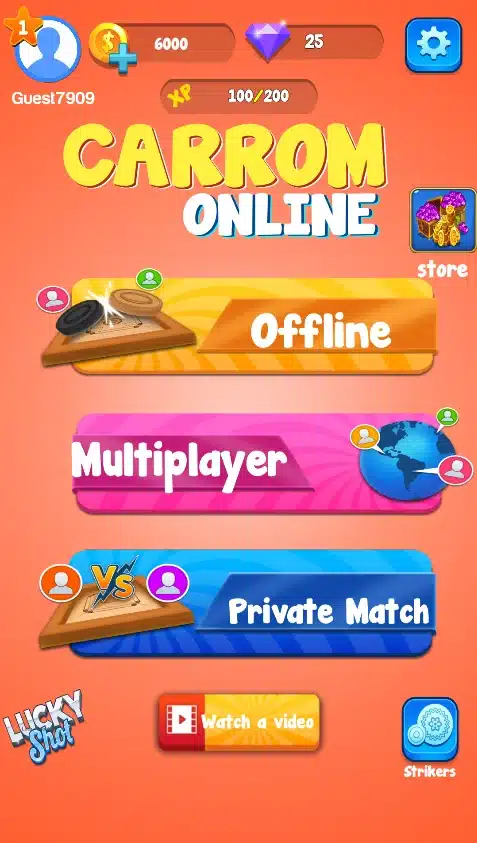 Online Multiplayer Carrom Unity complete Project screenshot 2