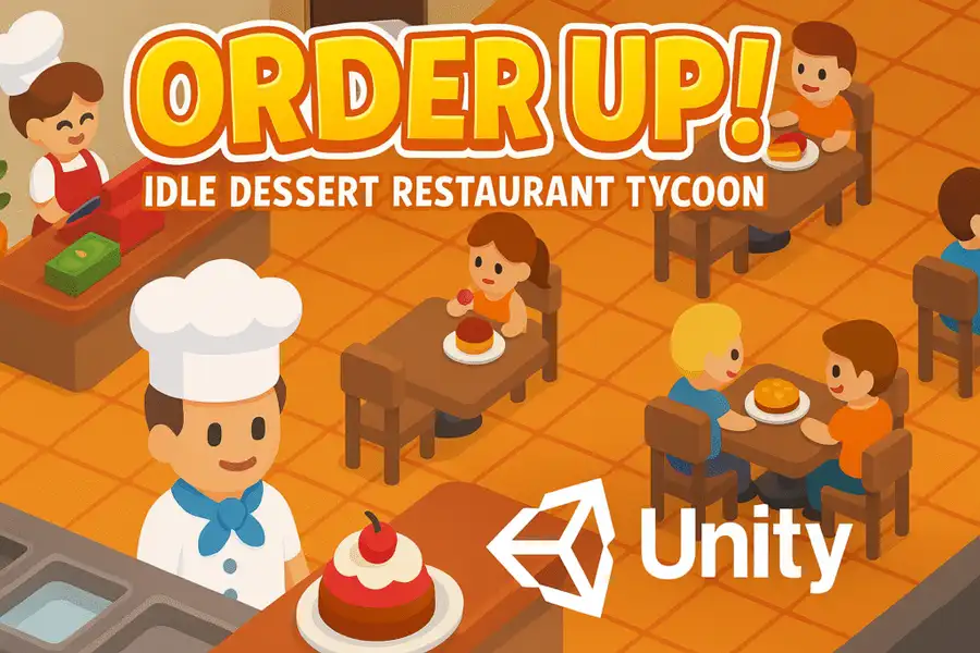 Order Up! – Idle Dessert Restaurant Tycoon SellUnitySourceCode source code