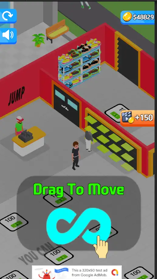 Outlets Rush 3D Idle Tycoon Game Sell Unity Source Code screenshot 3
