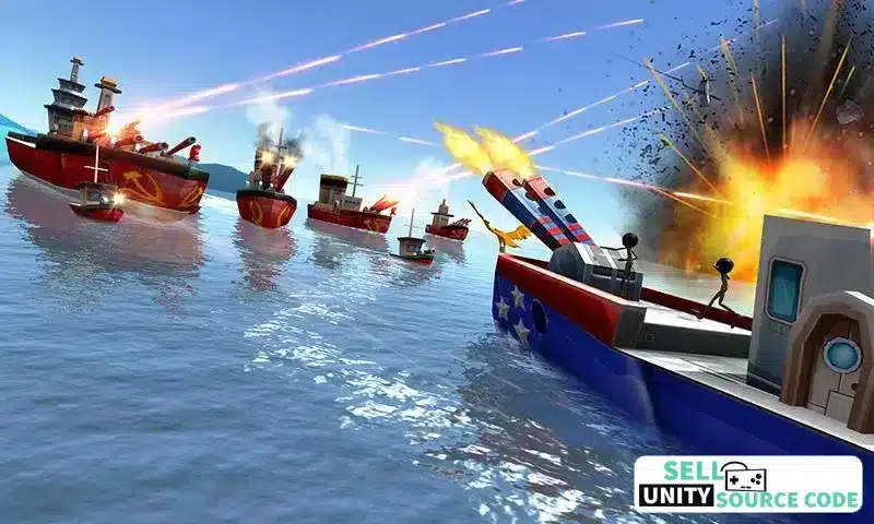 Pacific Sea : Warship Battle 2018 SellUnitySourceCode screenshot 5
